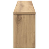 Vegghengt kleshenger med hylle artisan eik 100 x 16 x 26 cm