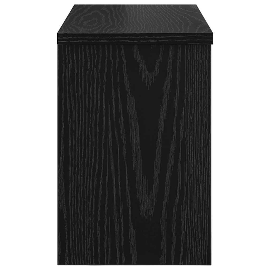 Vegghengt kleshenger Svart Eik 50 x 20 x 30 cm Konstruert tre