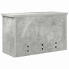 Vegghengt kleshenger Betonggrå 50 x 20 x 30 cm Konstruert tre
