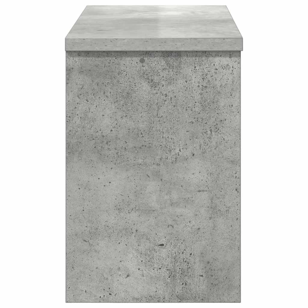 Vegghengt kleshenger Betonggrå 50 x 20 x 30 cm Konstruert tre