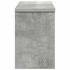 Vegghengt kleshenger Betonggrå 50 x 20 x 30 cm Konstruert tre