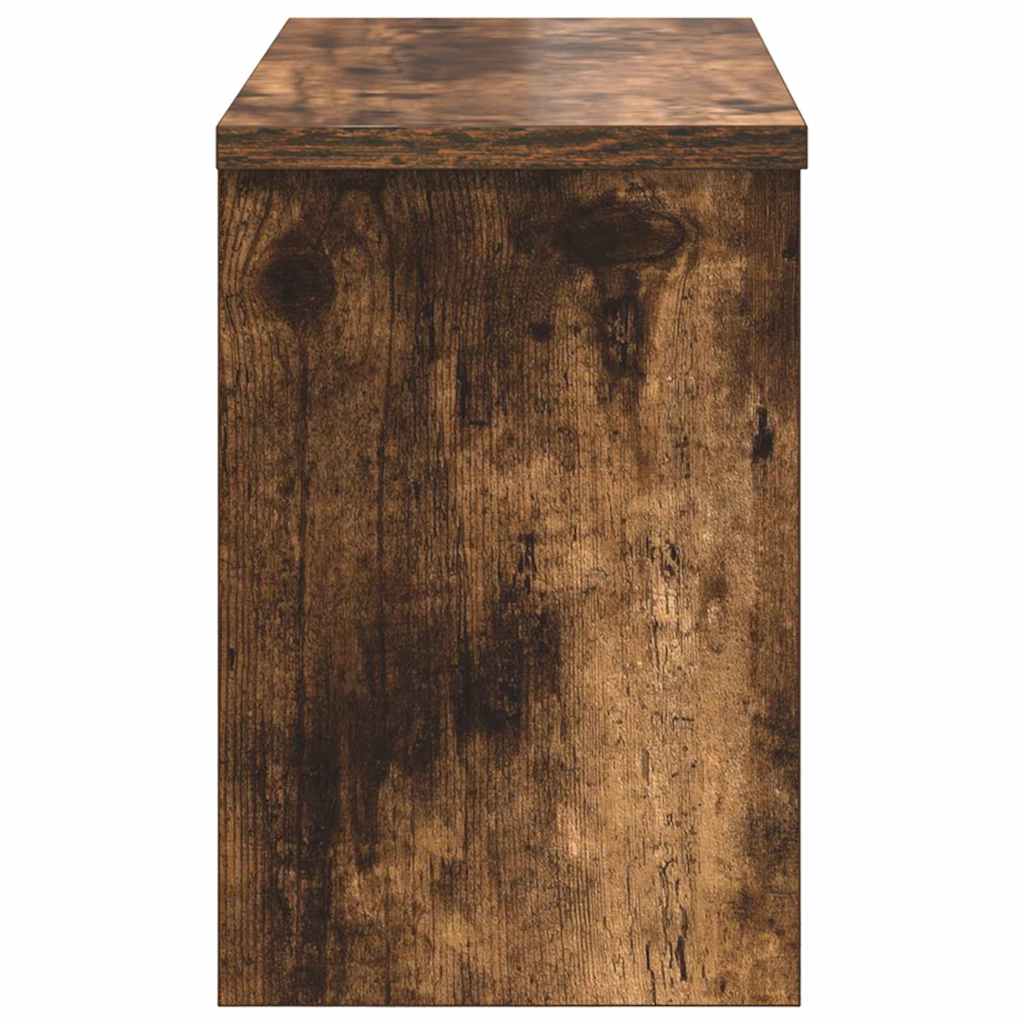 Vegghengt kleshenger Røkt eik 50 x 20 x 30 cm Konstruert tre