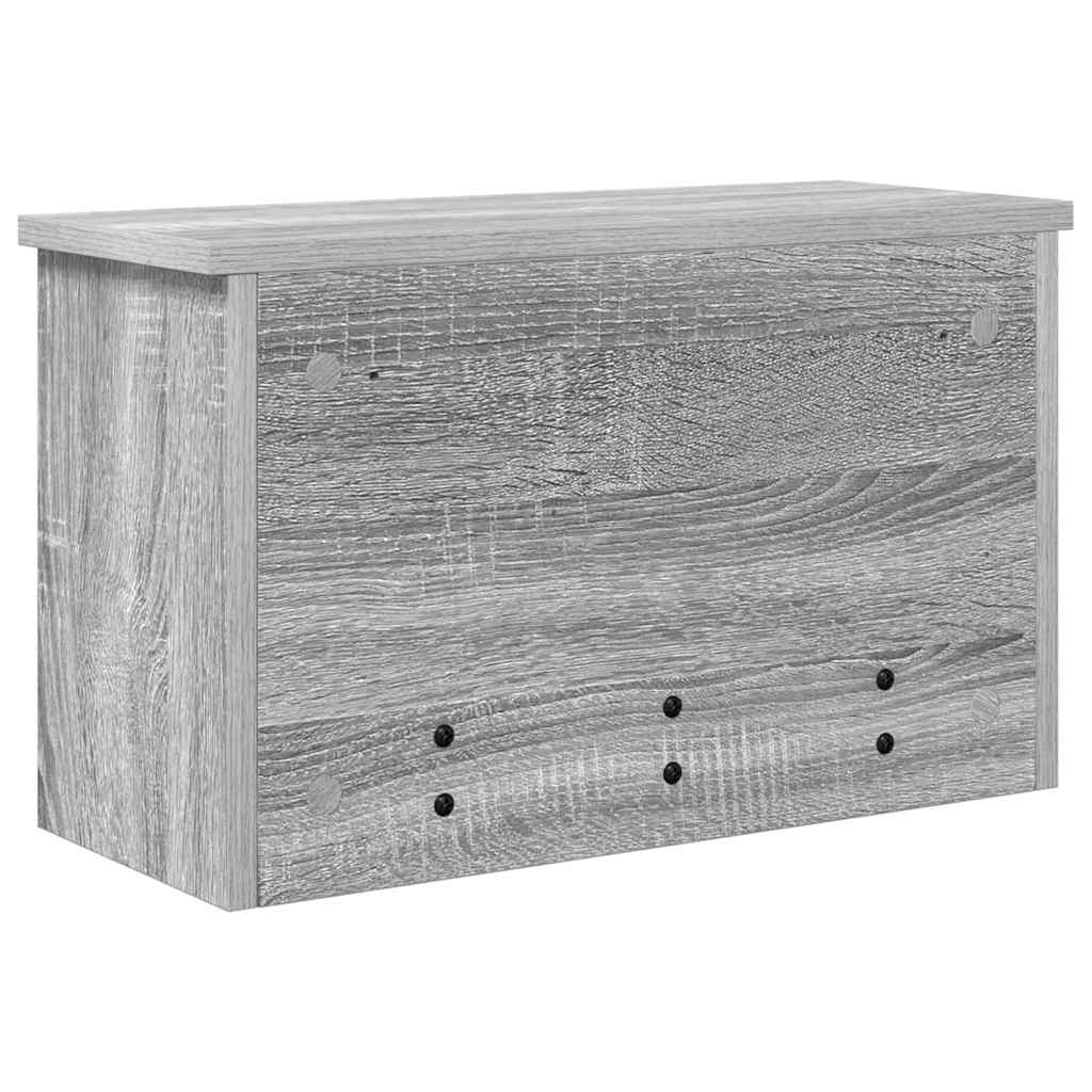 Vegghengt kleshenger Grå sonoma 50 x 20 x 30 cm Konstruert tre
