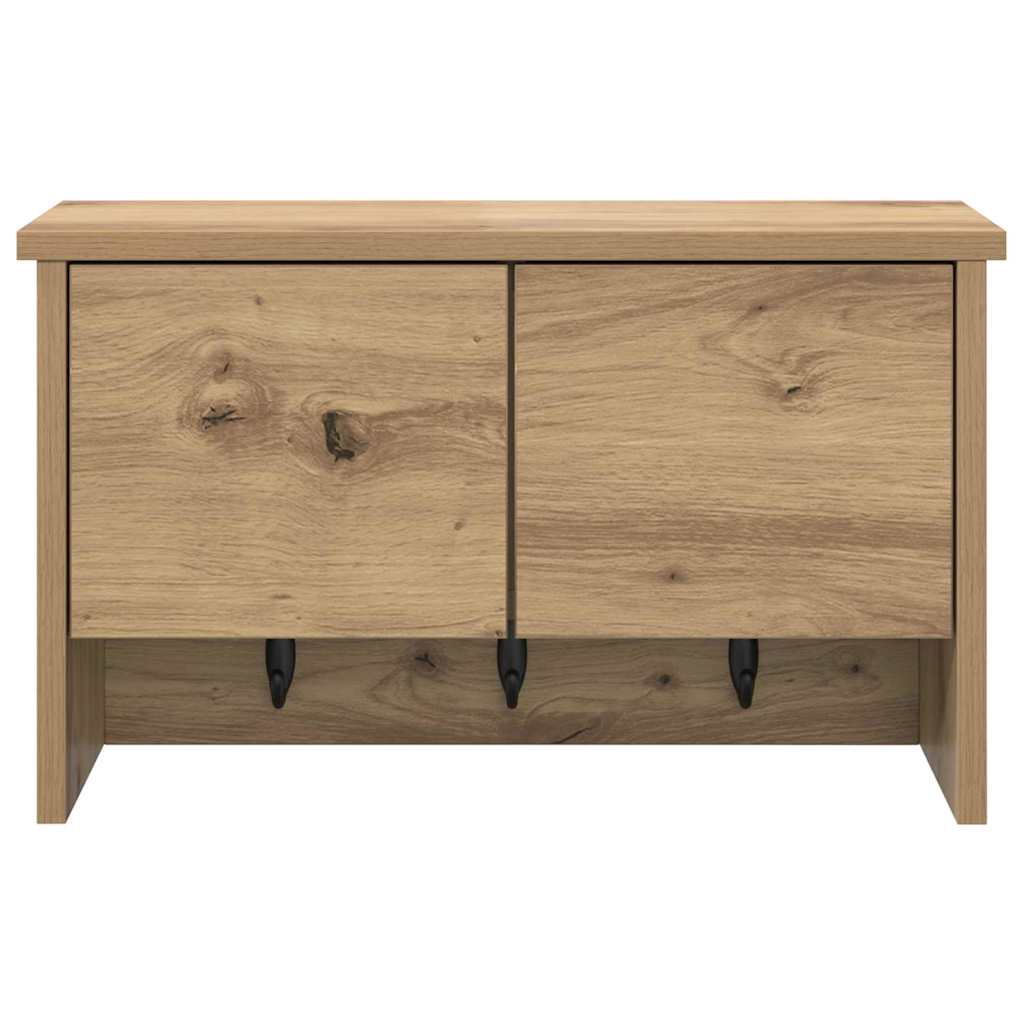 Vegghengt kleshenger Artisan Eik 50 x 20 x 30 cm Konstruert tre