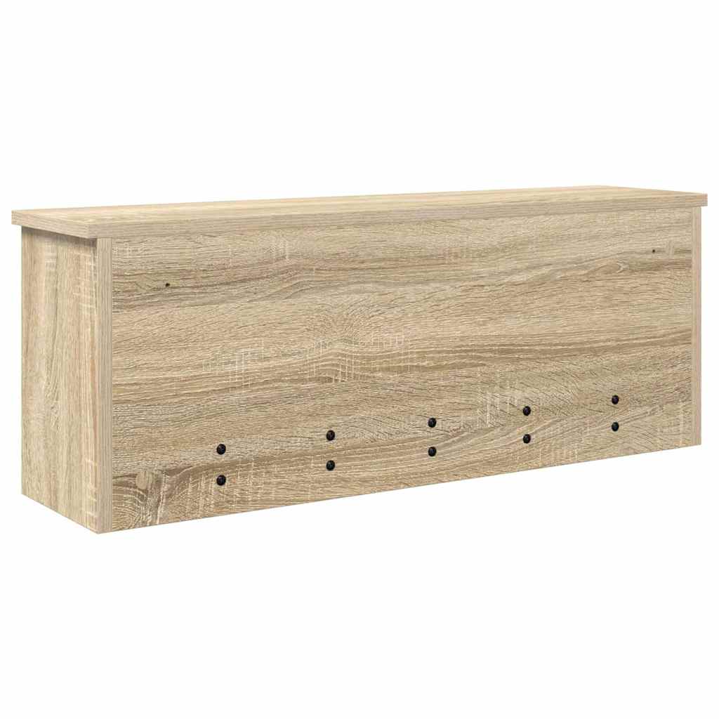 Vegghengt kleshenger Sonoma eik 80 x 20 x 30 cm Konstruert tre