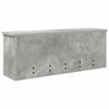 Vegghengt kleshenger Betonggrå 80 x 20 x 30 cm Konstruert tre