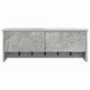 Vegghengt kleshenger Betonggrå 80 x 20 x 30 cm Konstruert tre