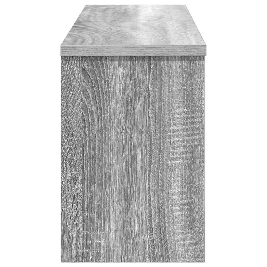 Vegghengt kleshenger Grå sonoma 80 x 20 x 30 cm Konstruert tre