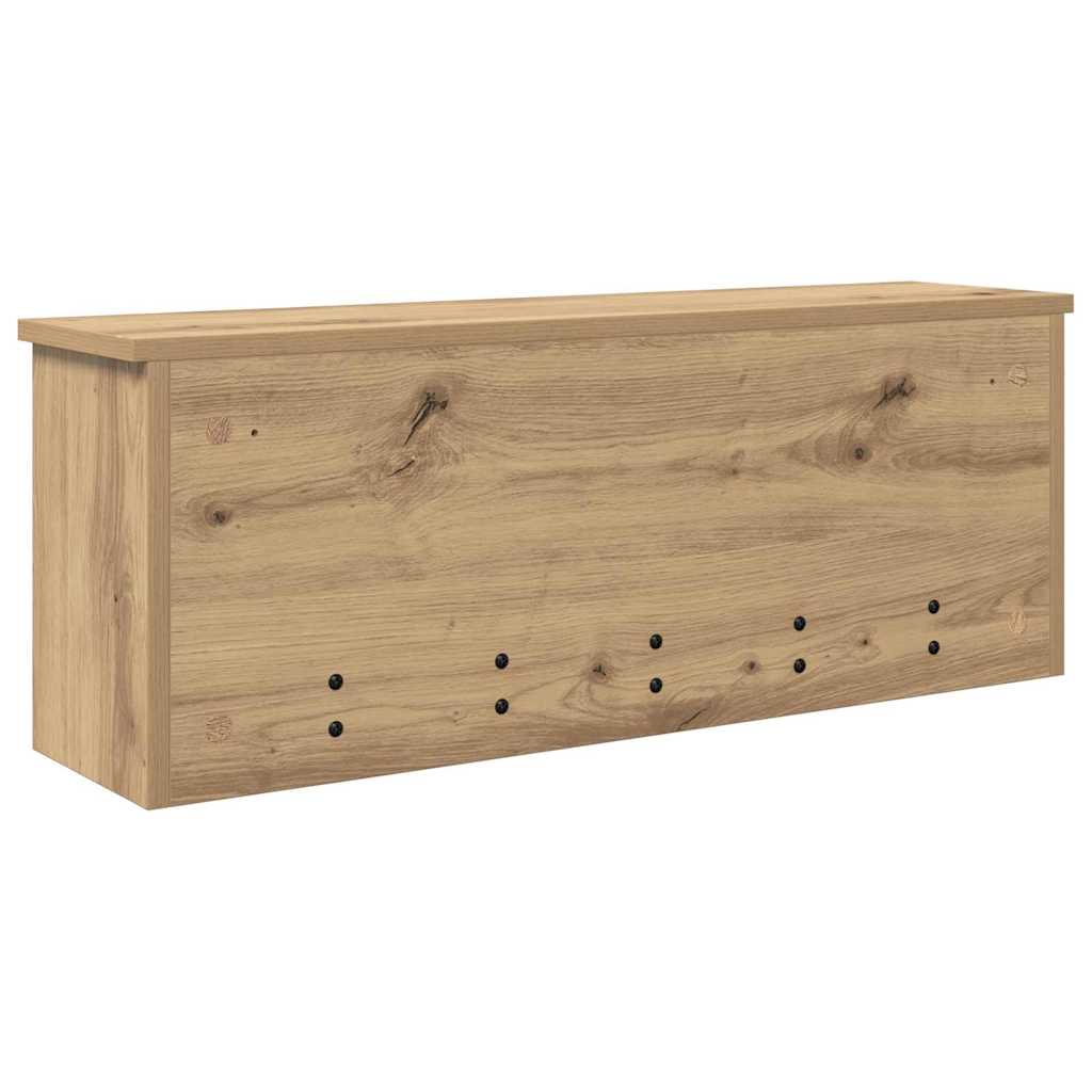 Vegghengt kleshenger artisan eik 80 x 20 x 30 cm Konstruert tre