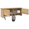 Vegghengt kleshenger artisan eik 80 x 20 x 30 cm Konstruert tre