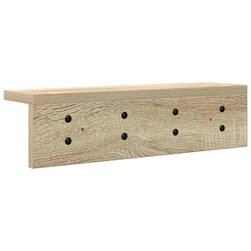 Vegghengt kleshenger Veggmontert Sonoma eik 40 x 10,5 x 10,5 cm