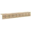 Vegghengt kleshenger med hylle Sonoma eik 80 x 10.5 x 10.5 cm