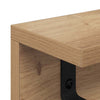 Vegghengt kleshenger med hylle artisan eik 100 x 10.5 x 10.5 cm