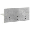 Vegghengt kleshenger Betonggrå 40 x 10.5 x 18 cm Konstruert tre