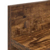 Vegghengt kleshenger Røkt eik 40 x 10.5 x 18 cm Konstruert tre