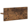 Vegghengt kleshenger Røkt eik 40 x 10.5 x 18 cm Konstruert tre