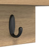 Vegghengt kleshenger med hylle artisan eik 60 x 10.5 x 18 cm