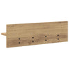 Vegghengt kleshenger med hylle artisan eik 60 x 10.5 x 18 cm