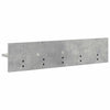 Vegghengt kleshenger Betonggrå 80 x 10.5 x 18 cm Konstruert tre
