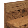 Vegghengt kleshenger med hylle Gammelt tre 80 x 10.5 x 18 cm