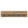 Vegghengt kleshenger med hylle artisan eik 80 x 10.5 x 18 cm