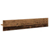 Vegghengt kleshenger med hylle Gammelt tre 100 x 10.5 x 18 cm