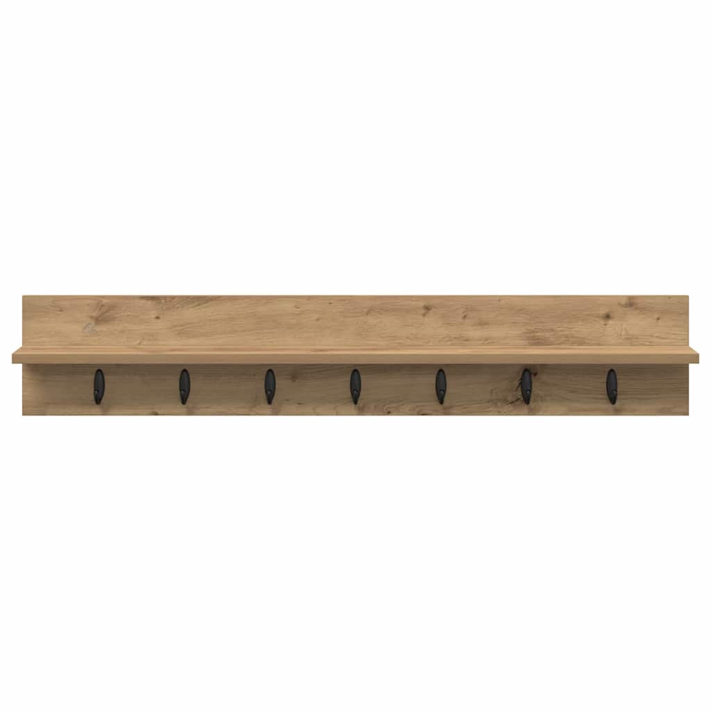 Vegghengt kleshenger Veggmontert Artisan Eik 100 x 10,5 x 18 cm