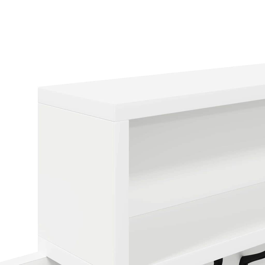 Vegghengt kleshenger Veggmontert Hvit 100 x 12 x 43,5 cm