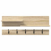 Vegghengt kleshenger Sonoma eik 90 x 15 x 36 cm Konstruert tre