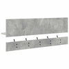 Vegghengt kleshenger Betonggrå 90 x 15 x 36 cm Konstruert tre