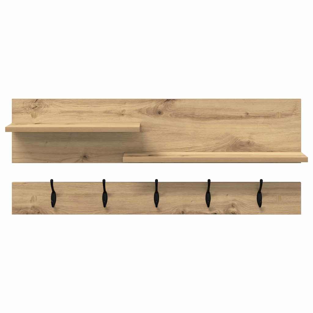 Vegghengt kleshenger Artisan Eik 90 x 15 x 36 cm Konstruert tre