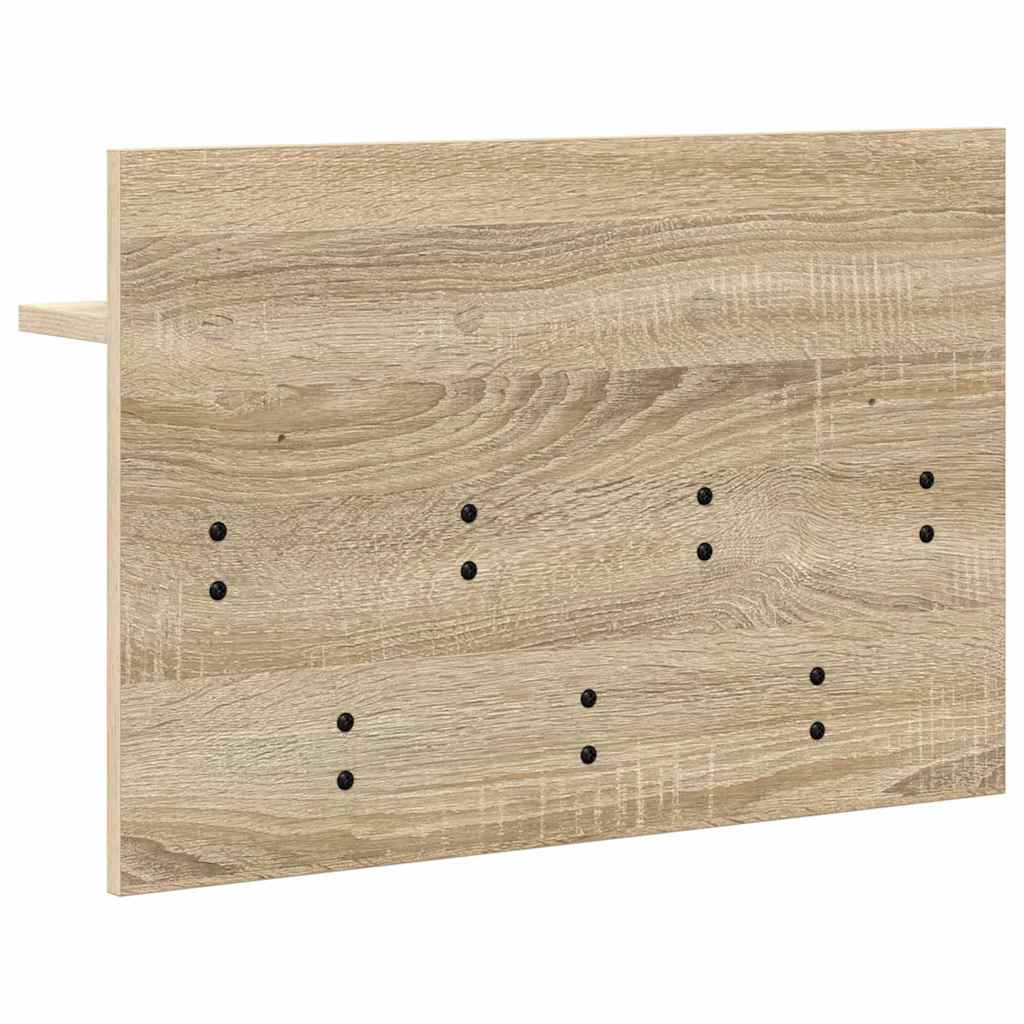 Vegghengt kleshenger Sonoma eik 60 x 40 x 12 cm Konstruert tre