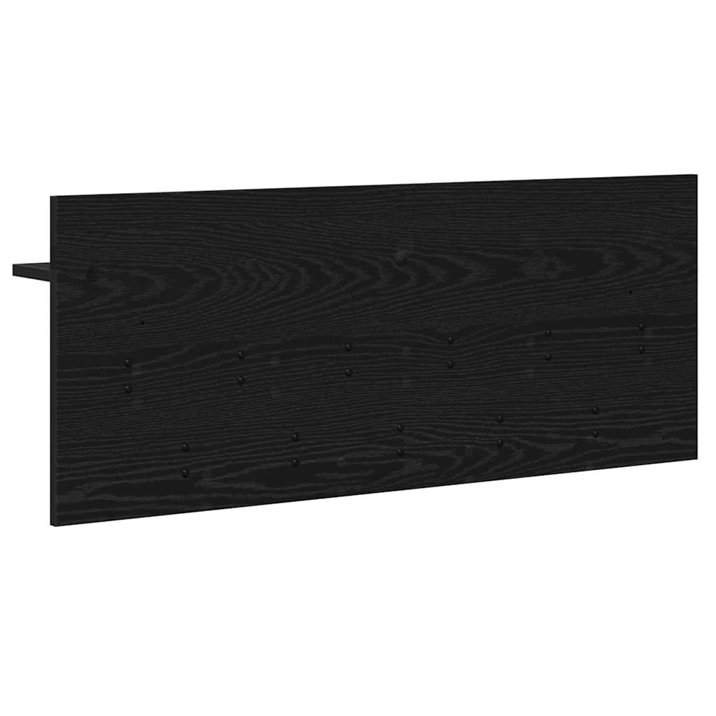 Vegghengt kleshenger Svart Eik 100 x 40 x 12 cm Konstruert tre