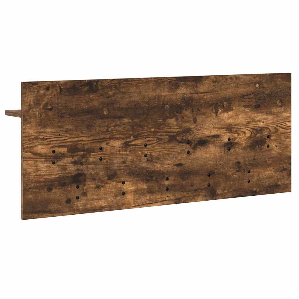 Vegghengt kleshenger Røkt eik 100 x 40 x 12 cm Konstruert tre