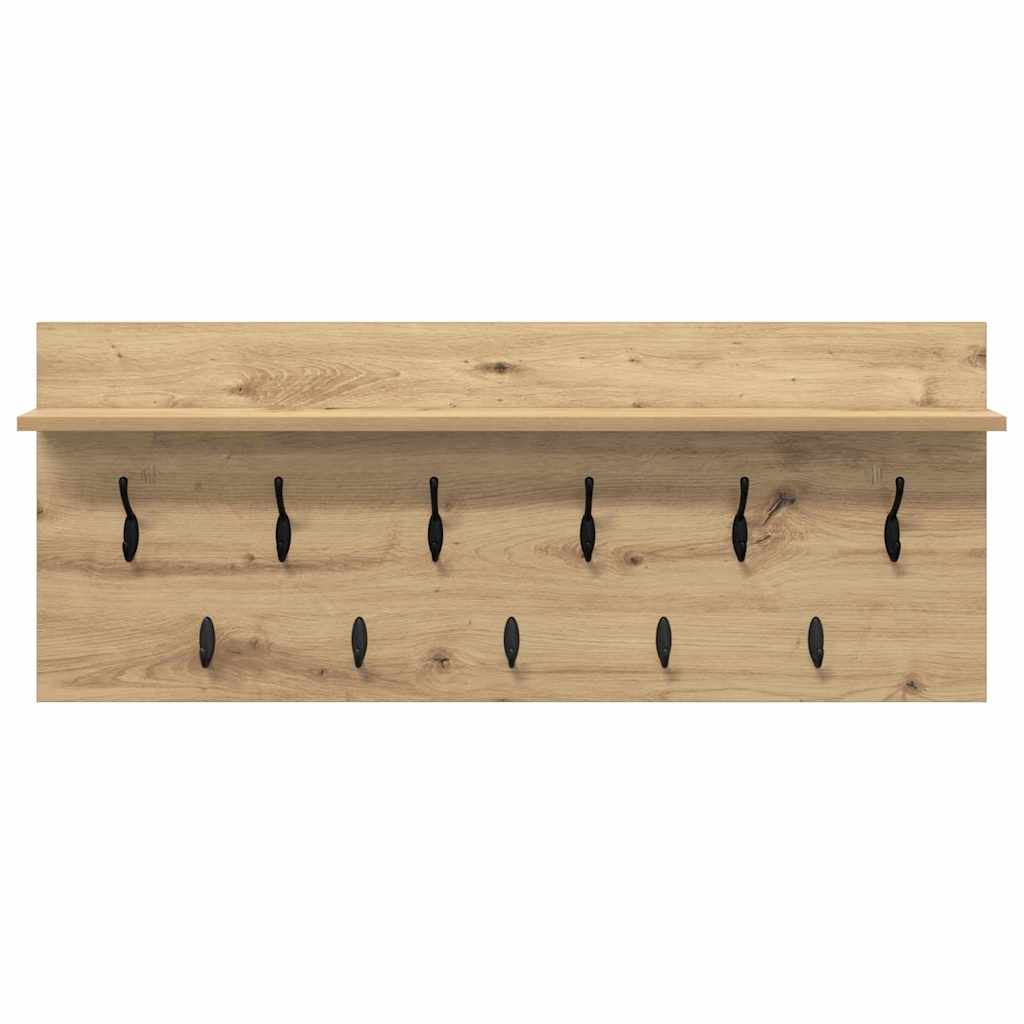 Vegghengt kleshenger Veggmontert Artisan Eik 100 x 40 x 12 cm