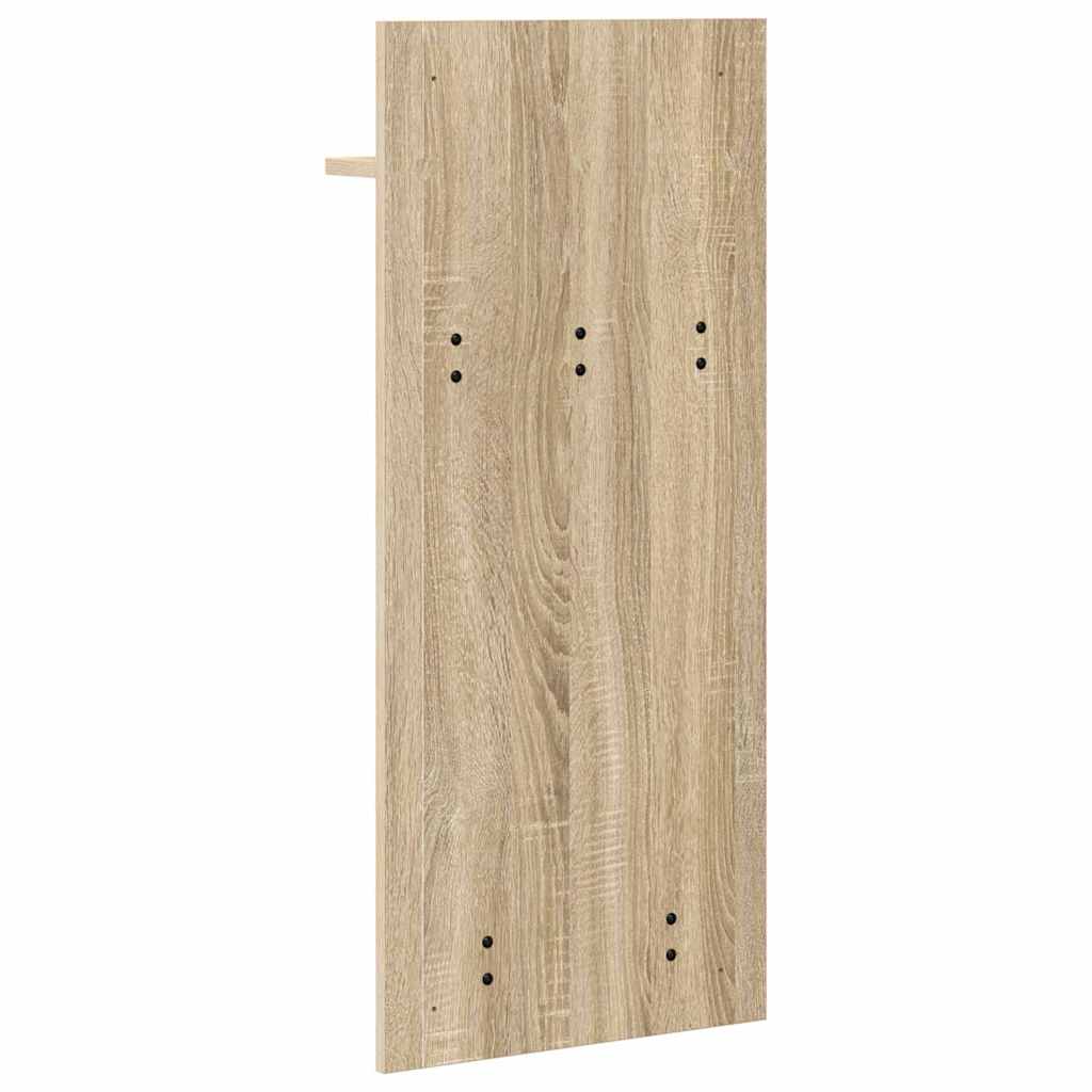 Vegghengt kleshenger Sonoma eik 90 x 40 x 10 cm Konstruert tre