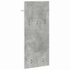 Vegghengt kleshenger Betonggrå 90 x 40 x 10 cm Konstruert tre