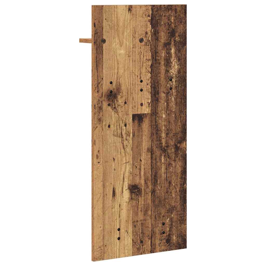 Vegghengt kleshenger Gammelt tre 90 x 40 x 10 cm Konstruert tre
