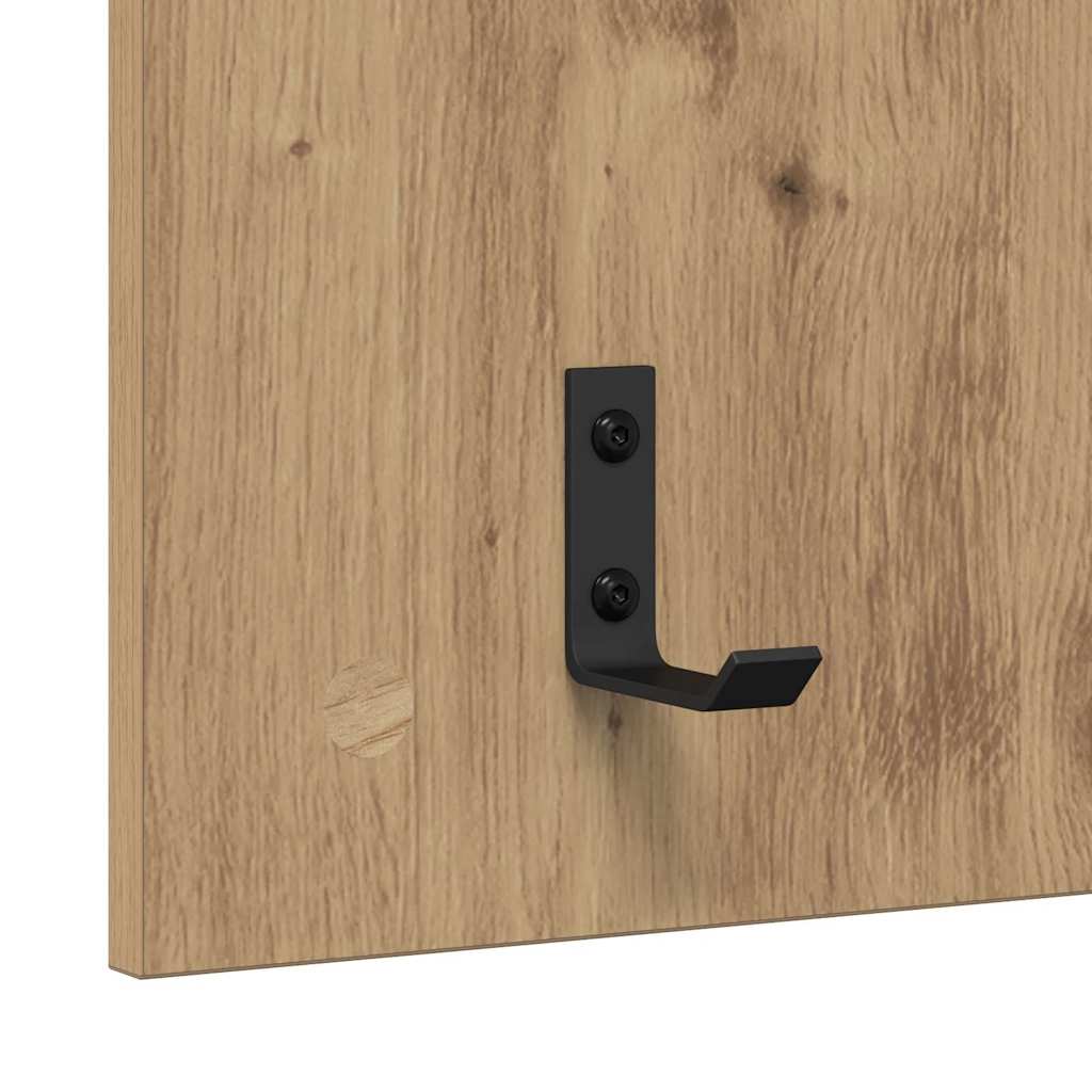 Vegghengt kleshenger artisan eik 90 x 40 x 10 cm Konstruert tre