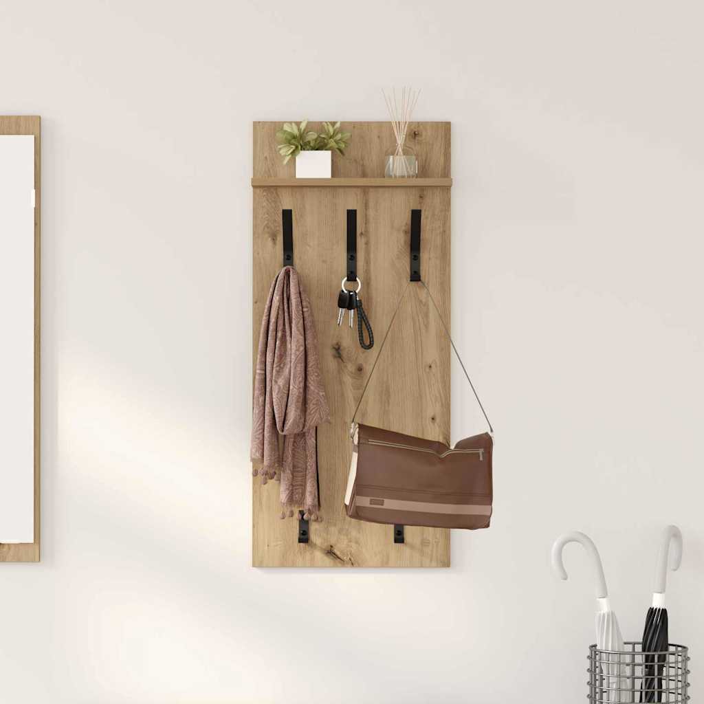 Vegghengt kleshenger artisan eik 90 x 40 x 10 cm Konstruert tre
