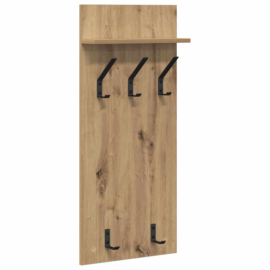 Vegghengt kleshenger artisan eik 90 x 40 x 10 cm Konstruert tre