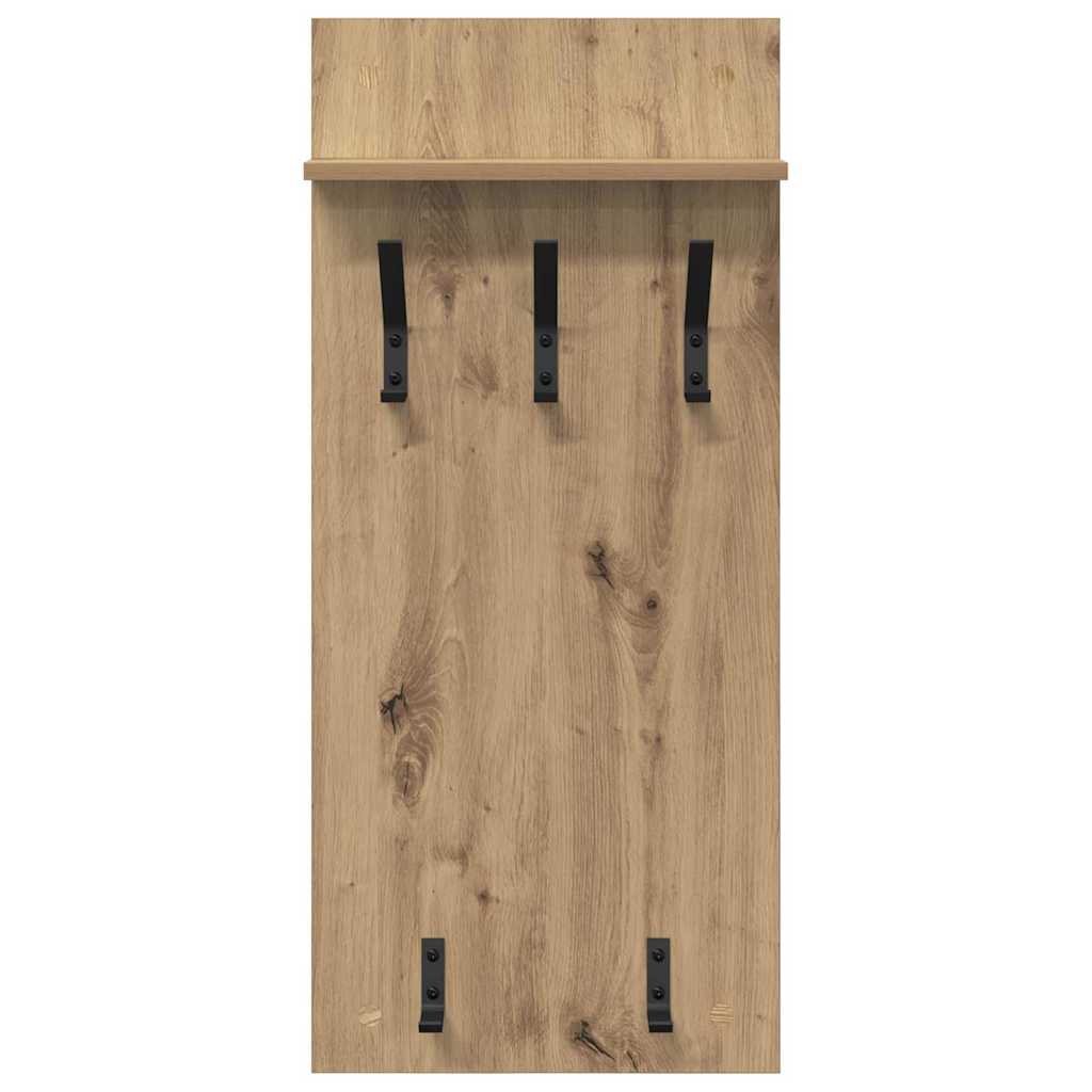 Vegghengt kleshenger Artisan Eik 40 x 10 x 90 cm Konstruert tre