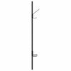 Vegghengt kleshenger Svart eik 20 x 1.5 x 100 cm Konstruert tre