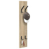 Vegghengt kleshenger Veggmontert Sonoma eik 20 x 1.5 x 100 cm