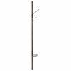 Vegghengt kleshenger Røkt eik 20 x 1.5 x 100 cm Konstruert tre