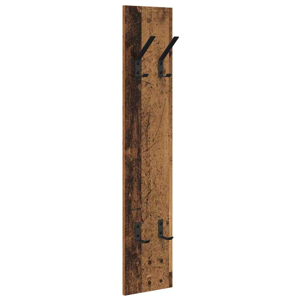 Vegghengt kleshenger Veggmontert Gammelt tre 20 x 1.5 x 100 cm