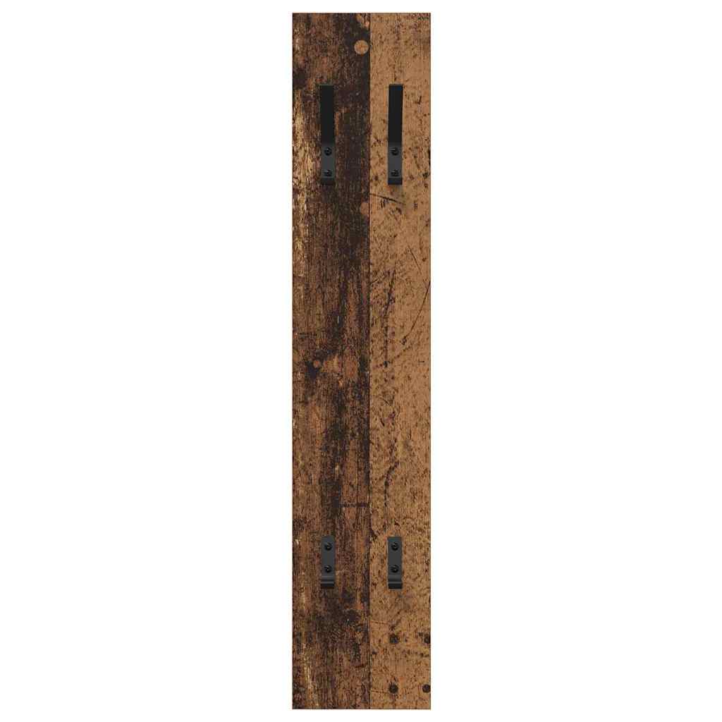 Vegghengt kleshenger Veggmontert Gammelt tre 20 x 1.5 x 100 cm
