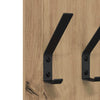 Vegghengt kleshenger Veggmontert artisan eik 20 x 1.5 x 100 cm