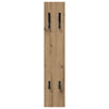 Vegghengt kleshenger Veggmontert artisan eik 20 x 1.5 x 100 cm