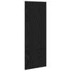 Vegghengt kleshenger Svart eik 30 x 1.5 x 80 cm Konstruert tre